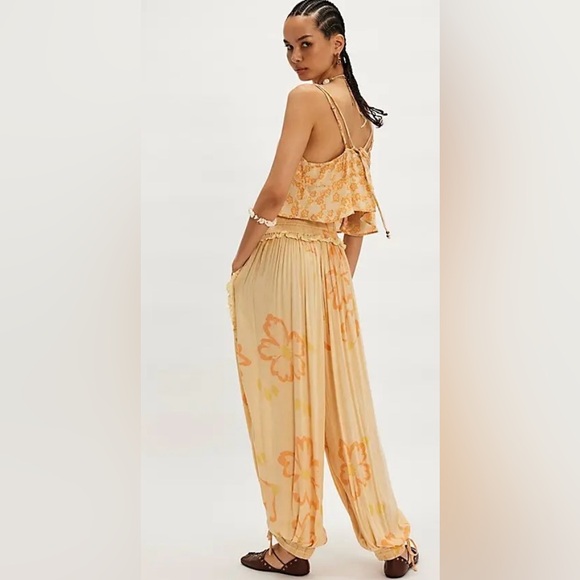 Free People Top Stitch And Tropics Set. NWT. Sand combo - Picture 3 of 5